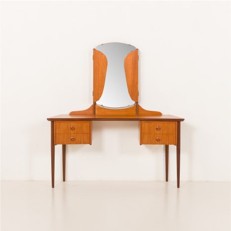 25343 Scandinavian mid century dressing table with adjustable mirrors, 1960s-6 25343 Scandinavian mid century dressing table with adjustable mirrors, 1960s-6