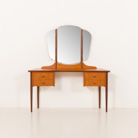 25343 Scandinavian mid century dressing table with adjustable mirrors, 1960s-7 25343 Scandinavian mid century dressing table with adjustable mirrors, 1960s-7