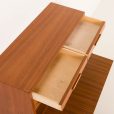 25344 Danish mid century teak sectrataire with brass inlays, 1960s-11