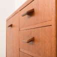25345 Danish mid century teak wall unit, 1960s-12