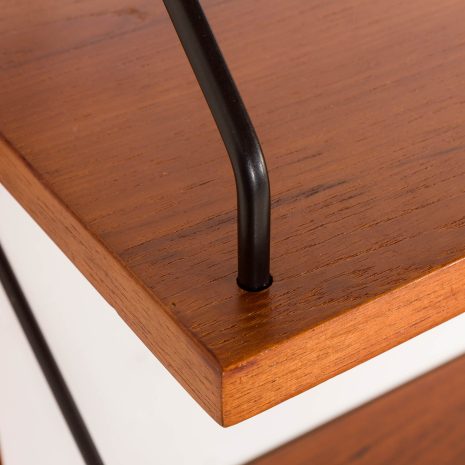 25345 Danish mid century teak wall unit, 1960s-13 25345 Danish mid century teak wall unit, 1960s-13