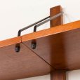 25345 Danish mid century teak wall unit, 1960s-14