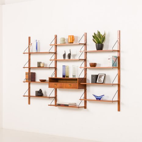 vintage shelving unit
