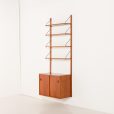 25348 Danish teak one bay wall unit, 1970s-3
