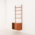 25348 Danish teak one bay wall unit, 1970s-5