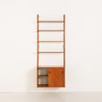 25348 Danish teak one bay wall unit, 1970s-6
