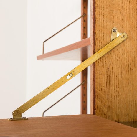 25349 Szafka ścienna z drewna tekowego Hansen i Guldborg, Dania 1950-11 25349 Szafka ścienna z drewna tekowego Hansen i Guldborg, Dania 1950-11