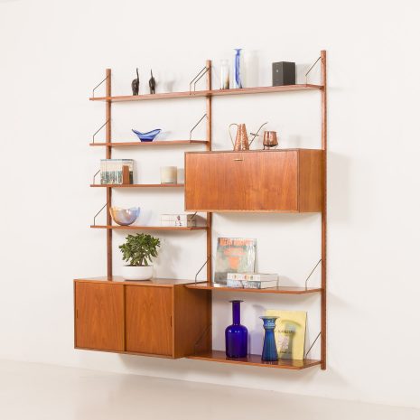 25349 Szafka ścienna z drewna tekowego Hansen i Guldborg, Dania, lata 1950-2 25349 Szafka ścienna z drewna tekowego Hansen i Guldborg, Dania, lata 1950-2