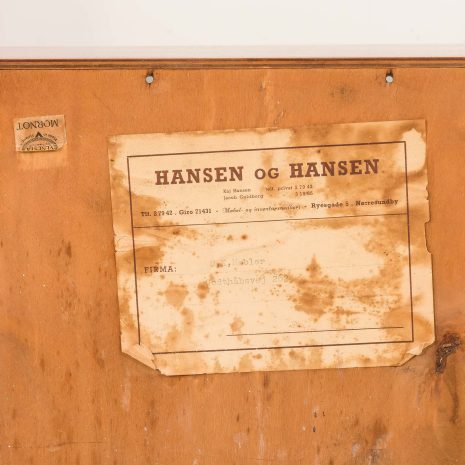 25349 Szafka ścienna z drewna tekowego Hansen i Guldborg, Dania, lata 1950-23 25349 Szafka ścienna z drewna tekowego Hansen i Guldborg, Dania, lata 1950-23