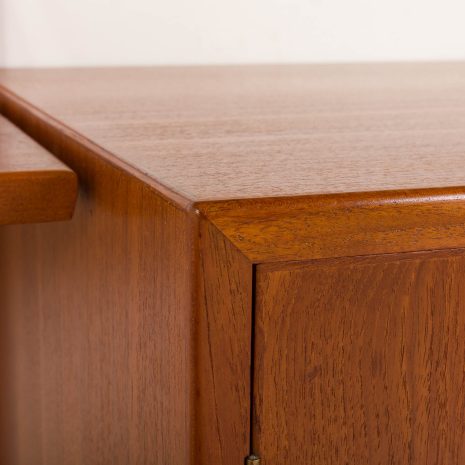 25350 Extra wide Hansen & Guldborg teak wall unit for HG Møble, Denmark, 1960s-10 25350 Extra wide Hansen & Guldborg teak wall unit for HG Møble, Denmark, 1960s-10