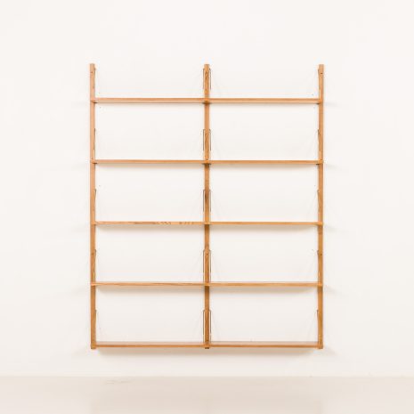 25358 Danish mid century oak sheling unit, 1970s-4 25358 Danish mid century oak sheling unit, 1970s-4