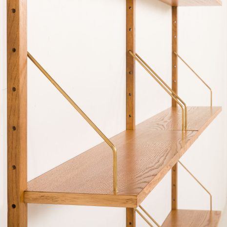 25358 Danish mid century oak sheling unit, 1970s-7 25358 Danish mid century oak sheling unit, 1970s-7