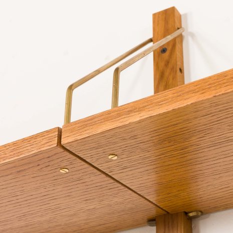 25358 Danish mid century oak sheling unit, 1970s-9 25358 Danish mid century oak sheling unit, 1970s-9