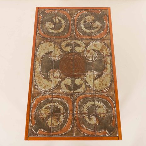 25361 Ox Art extra large coffe table in teak an ceramic tiles, Denmark 1970s-6 25361 Ox Art extra large coffe table in teak an ceramic tiles, Denmark 1970s-6