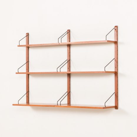 25363 Poul Cadovius 2 bay shleving unit in teak for Cado, Denmark, 1960s-3 25363 Poul Cadovius 2 bay shleving unit in teak for Cado, Denmark, 1960s-3