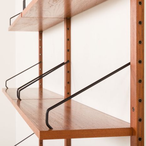 25363 Poul Cadovius 2 bay shleving unit in teak for Cado, Denmark, 1960s-8 25363 Poul Cadovius 2 bay shleving unit in teak for Cado, Denmark, 1960s-8