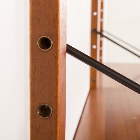 25363 Poul Cadovius 2 bay shleving unit in teak for Cado, Denmark, 1960s-9 25363 Poul Cadovius 2 bay shleving unit in teak for Cado, Denmark, 1960s-9