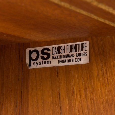 25365 PS System teak wall unit, Randers, Denmark 1960s-17 25365 PS System teak wall unit, Randers, Denmark 1960s-17