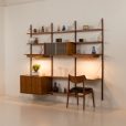 teak wall unit