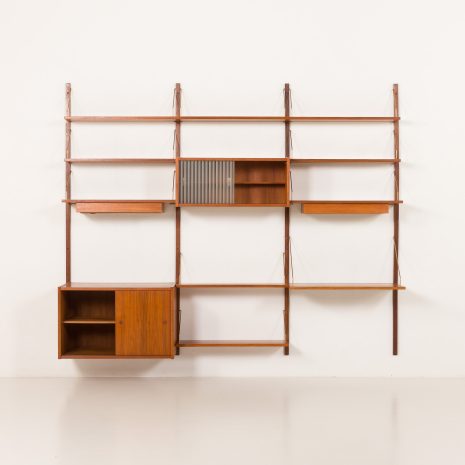 25365 PS System teak wall unit, Randers, Denmark 1960s-6 25365 PS System teak wall unit, Randers, Denmark 1960s-6