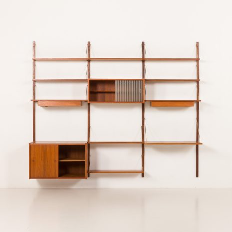25365 PS System teak wall unit, Randers, Denmark 1960s-7 25365 PS System teak wall unit, Randers, Denmark 1960s-7