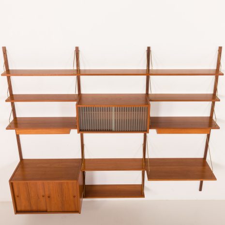 25365 PS System teak wall unit, Randers, Denmark 1960s-9 25365 PS System teak wall unit, Randers, Denmark 1960s-9