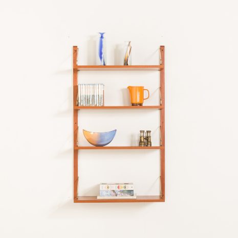 25367 Poul Cadovius shleving unit in teak for Cado, Denmark, 1960s-1 shelving unit