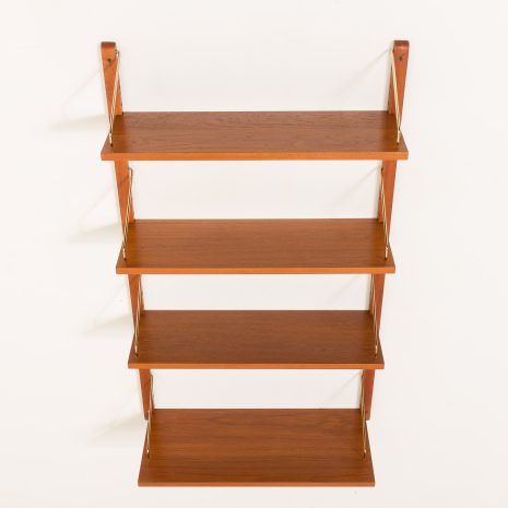 25367 Poul Cadovius shleving unit in teak for Cado, Denmark, 1960s-5 25367 Poul Cadovius shleving unit in teak for Cado, Denmark, 1960s-5