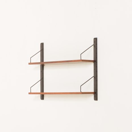 25369 Regał Poul Cadovius z orzecha włoskiego, zestaw 2 półek, lata 1960-3 25369 Regał Poul Cadovius z orzecha włoskiego, zestaw 2 półek, lata 1960-3