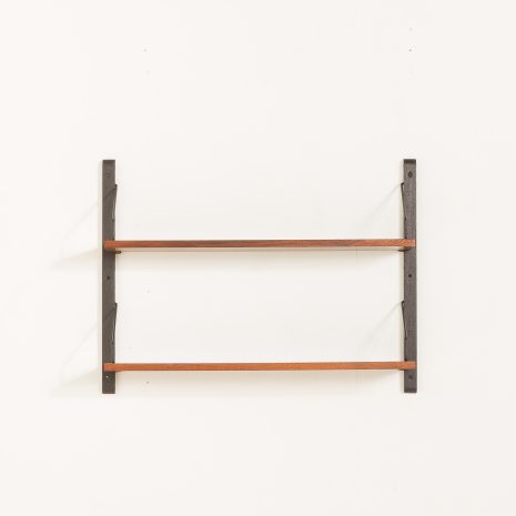 25369 Regał Poul Cadovius z orzecha włoskiego, zestaw 2 półek, lata 1960-4 25369 Regał Poul Cadovius z orzecha włoskiego, zestaw 2 półek, lata 1960-4