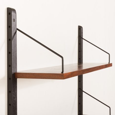 25369 Regał Poul Cadovius z orzecha włoskiego, zestaw 2 półek, lata 1960-7 25369 Regał Poul Cadovius z orzecha włoskiego, zestaw 2 półek, lata 1960-7