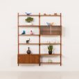 teak wall unit