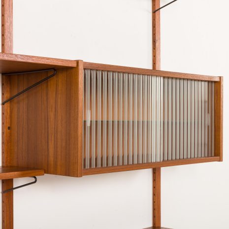 25374 Scandinavian mid century teak wall unit , Denmark 1960s-11 25374 Scandinavian mid century teak wall unit , Denmark 1960s-11