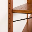 25374 Scandinavian mid century teak wall unit , Denmark 1960s-14