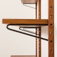 25374 Scandinavian mid century teak wall unit , Denmark 1960s-17