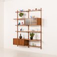 25374 Scandinavian mid century teak wall unit , Denmark 1960s-2