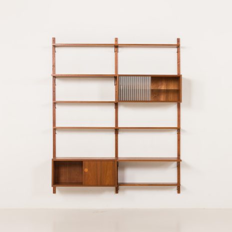 25374 Scandinavian mid century teak wall unit , Denmark 1960s-7 25374 Scandinavian mid century teak wall unit , Denmark 1960s-7
