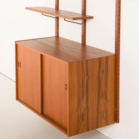 25376 Scandinavian mid century teak wall unit, Denmark 1970s-12 25376 Scandinavian mid century teak wall unit, Denmark 1970s-12