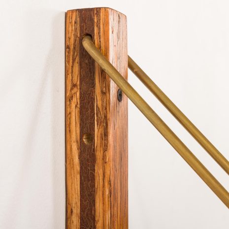 25377 Danish mid century teak wall unit on Hemp rails-8 25377 Danish mid century teak wall unit on Hemp rails-8