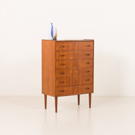 Danish teak chest of drawers