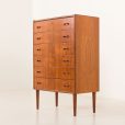 25379 Danish teak chest of drawers with curved front , 1960s-10