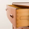 25379 Danish teak chest of drawers with curved front , 1960s-12