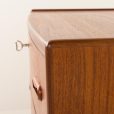 25379 Danish teak chest of drawers with curved front , 1960s-17