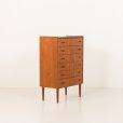 25379 Danish teak chest of drawers with curved front , 1960s-3