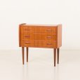25380 Small teak Danish chest of drawers, 1960s-2