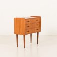 25380 Small teak Danish chest of drawers, 1960s-6