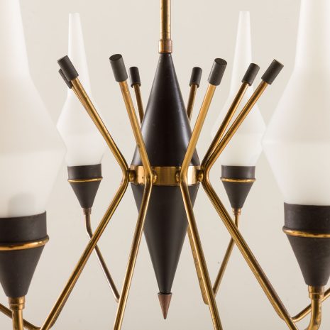 25386 Italian mid century chandelier, 1960s-2 25386 Italian mid century chandelier, 1960s-2