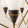 25386 Italian mid century chandelier, 1960s-4