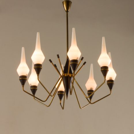 25386 Italian mid century chandelier, 1960s-7 25386 Italian mid century chandelier, 1960s-7