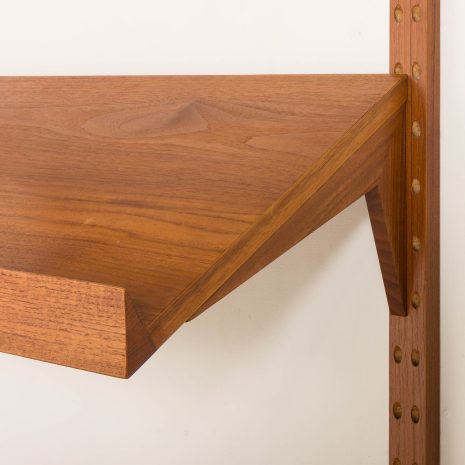 25421 Poul Cadovius teak wall unit with expository shelf for Cado, Denmark 1960s-10 25421 Poul Cadovius teak wall unit with expository shelf for Cado, Denmark 1960s-10